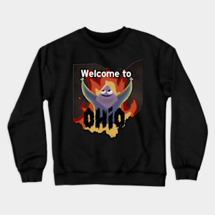 Burning Ohio Crewneck Sweatshirt